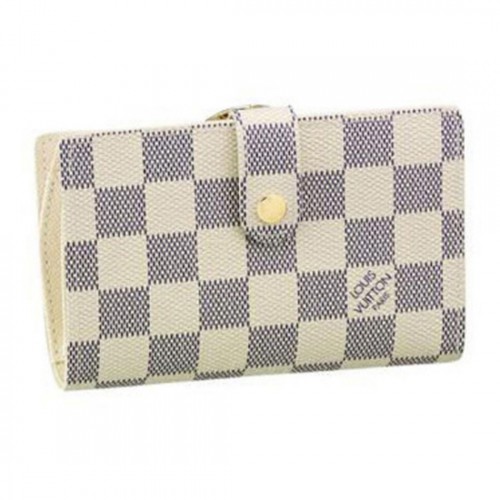 Louis Vuitton N61676 French Purse Damier Azur Canvas
