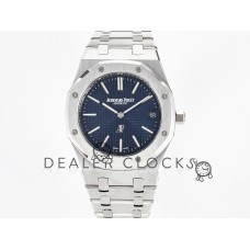 Custom Modded Royal Oak 39mm 15202 SS PPM Blue Textured Dial on SS Bracelet AP2121 Custom Modded Royal Oak 39mm 15202 SS PPM Blue Textured Dial on SS Bracelet AP2121