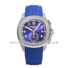 Aquanaut 5968G Blue Dial on Blue Rubber Strap in Steel Aquanaut 5968G Blue Dial on Blue Rubber Strap in Steel