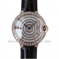 Ballon Bleu de Cartier 42mm Diamond Paved Dial in Rose Gold Ballon Bleu de Cartier 42mm Diamond Paved Dial in Rose Gold