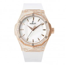 Classic Fusion Orlinski King Gold Alternative Pave 40mm White Dial Classic Fusion Orlinski King Gold Alternative Pave 40mm White Dial