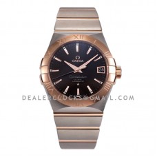 Constellation Co-Axial Chronometer 38mm Brown Dial in Steel and Red Gold Constellation Co-Axial Chronometer 38mm Brown Dial in Steel and Red Gold