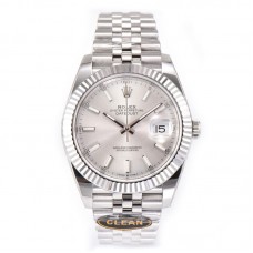 Datejust 41 126334 Sliver Dial Stick Markers on Jubilee Bracelet Datejust 41 126334 Sliver Dial Stick Markers on Jubilee Bracelet
