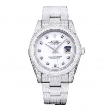 Datejust 41 with Diamond Markers in Steel Datejust 41 with Diamond Markers in Steel
