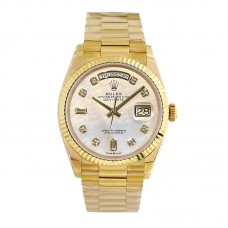 Daydate 36 128238 MOP Dial in Yellow Gold Daydate 36 128238 MOP Dial in Yellow Gold
