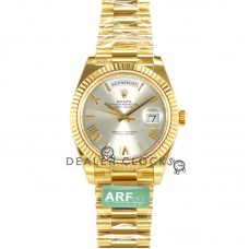 Daydate 40 228238 Silver Dial with Roman Marker in Yellow Gold Daydate 40 228238 Silver Dial with Roman Marker in Yellow Gold