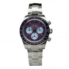 Daytona 116500 Warm Burgundy Artisans de Genève Purple Dial in Steel Daytona 116500 Warm Burgundy Artisans de Genève Purple Dial in Steel