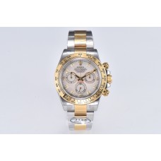 Daytona 116503LN White Dial with Diamond Marker in Steel/Yellow Gold Daytona 116503LN White Dial with Diamond Marker in Steel/Yellow Gold
