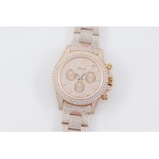 Daytona 116505 Diamond Paved Dial with Stick Marker in Rose Gold Daytona 116505 Diamond Paved Dial with Stick Marker in Rose Gold