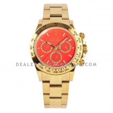Daytona 116505 Red Dial in Yellow Gold Daytona 116505 Red Dial in Yellow Gold