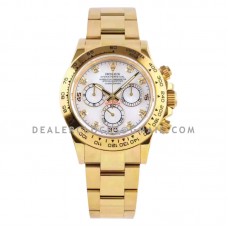 Daytona 116508-0007 MOP Dial in Yellow Gold Daytona 116508-0007 MOP Dial in Yellow Gold