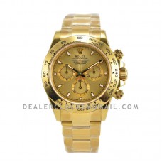 Daytona 116508 Gold Dial in Yellow Gold Daytona 116508 Gold Dial in Yellow Gold