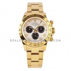 Daytona 116528 White Dial in Yellow Gold Daytona 116528 White Dial in Yellow Gold