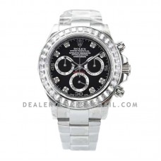 Daytona Black Dial with Diamond Bezel Daytona Black Dial with Diamond Bezel