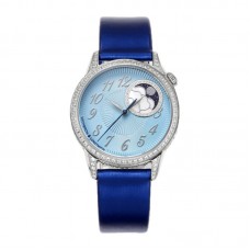 Egerie Moonphase Muse Blue Dial in Steel Egerie Moonphase Muse Blue Dial in Steel