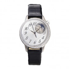 Egerie Moonphase Muse White Dial in Steel Egerie Moonphase Muse White Dial in Steel