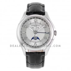 Fiftysix Complete Calendar Grey Dial in Steel Ref: 4000E/000A-B439 Fiftysix Complete Calendar Grey Dial in Steel Ref: 4000E/000A-B439