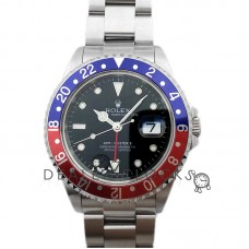 GMT Master II 16750 Pepsi Black Dial in Steel GMT Master II 16750 Pepsi Black Dial in Steel