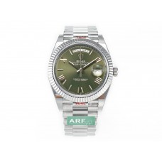 Day Date 40 SS 228239 ARF 1:1 Best Edition Green Roman Dial on President Bracelet VR3255 Day Date 40 SS 228239 ARF 1:1 Best Edition Green Roman Dial on President Bracelet VR3255