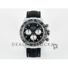 Daytona DIW White Carbon Case N6F Edition Black/White Dial on Black Nylon Strap A4130 Daytona DIW White Carbon Case N6F Edition Black/White Dial on Black Nylon Strap A4130