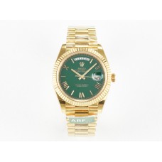Day Date 40 YG 228238 ARF 1:1 Best Edition Green Roman Dial on President Bracelet VR3255 Day Date 40 YG 228238 ARF 1:1 Best Edition Green Roman Dial on President Bracelet VR3255