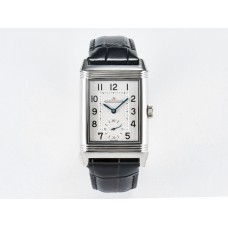 Reverso Classic Duoface Small Seconds SS MGF Best Edition White Guilloché Dial on Black Leather Strap A854A Reverso Classic Duoface Small Seconds SS MGF Best Edition White Guilloché Dial on Black Leather Strap A854A