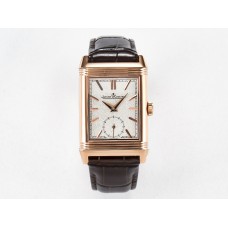 Reverso Tribute Duoface Small Seconds RG MGF Best Edition White Spray Paint Dial on Black Leather Strap A854A Reverso Tribute Duoface Small Seconds RG MGF Best Edition White Spray Paint Dial on Black Leather Strap A854A