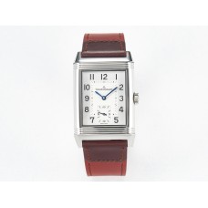 Reverso Classic Duoface Small Seconds SS MGF Best Edition White Guilloché Dial on Red Leather Strap A854A Reverso Classic Duoface Small Seconds SS MGF Best Edition White Guilloché Dial on Red Leather Strap A854A