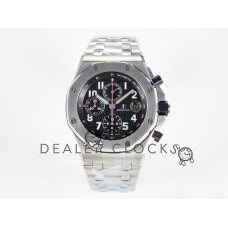 Royal Oak Offshore 42mm Black Themes SS TKF Best Edition Black Dial on SS Bracelet A7750 Royal Oak Offshore 42mm Black Themes SS TKF Best Edition Black Dial on SS Bracelet A7750