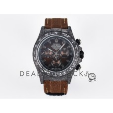 Daytona DIW Carbon/SS Case and Bezel DIWF Edition Brown Dial on Brown Nylon Strap A7750 Daytona DIW Carbon/SS Case and Bezel DIWF Edition Brown Dial on Brown Nylon Strap A7750