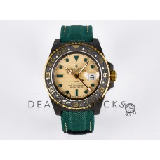 GMT Carbon DIWF Best Edition Yellow Dial on Green Nylon Strap SA3285 CHS V2 GMT Carbon DIWF Best Edition Yellow Dial on Green Nylon Strap SA3285 CHS V2