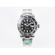 GMT-Master II 126710 GRNR Black/Gray Ceramic 904L Steel ARF 1:1 Best Edition on Oyster Strap SH3285 GMT-Master II 126710 GRNR Black/Gray Ceramic 904L Steel ARF 1:1 Best Edition on Oyster Strap SH3285
