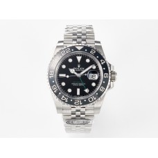GMT-Master II 126710 GRNR Black/Gray Ceramic 904L Steel Clean 1:1 Best Edition on Jubilee Strap DD3285 GMT-Master II 126710 GRNR Black/Gray Ceramic 904L Steel Clean 1:1 Best Edition on Jubilee Strap DD3285