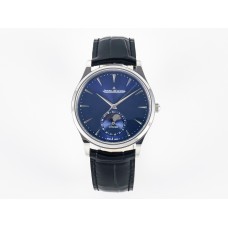 Master Ultra Thin Moon 1368420 SS Z+F 1:1 Best Edition Blue Dial on Black Leather Strap SA925 Super Clone Master Ultra Thin Moon 1368420 SS Z+F 1:1 Best Edition Blue Dial on Black Leather Strap SA925 Super Clone
