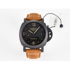 PAM441 Luminor Due VSF Best Edition Black Dial Black Carbon Bezel on Brown Asso Strap AXXXIV PAM441 Luminor Due VSF Best Edition Black Dial Black Carbon Bezel on Brown Asso Strap AXXXIV