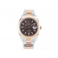 DateJust 41mm 126331 904L SS/RG Clean 1:1 Best Edition Brown Dial on Oyster Bracelet VR3235 DateJust 41mm 126331 904L SS/RG Clean 1:1 Best Edition Brown Dial on Oyster Bracelet VR3235