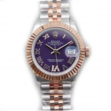 Ladies Datejust 279171 Aubergine Dial with Roman Markers in Rose Gold/Steel Ladies Datejust 279171 Aubergine Dial with Roman Markers in Rose Gold/Steel