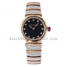 Lvcea Black Dial in Rose Gold/Steel Lvcea Black Dial in Rose Gold/Steel
