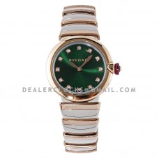 Lvcea Emerald Green Dial in Rose Gold/Steel Lvcea Emerald Green Dial in Rose Gold/Steel