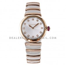 Lvcea Silver Dial in Rose Gold/Steel Lvcea Silver Dial in Rose Gold/Steel