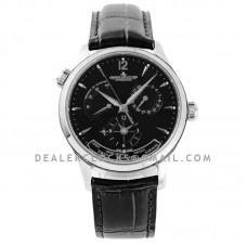 Master Control Geographic Black Dial in Steel Master Control Geographic Black Dial in Steel