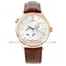 Master Control Geographic White Dial in Rose Gold Master Control Geographic White Dial in Rose Gold