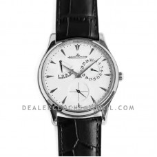 Master Ultra Thin Power Reserve White Dial in Steel Master Ultra Thin Power Reserve White Dial in Steel