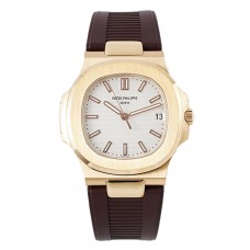 Nautilus Jumbo 5711/1R-001 White Dial on Rubber Strap Nautilus Jumbo 5711/1R-001 White Dial on Rubber Strap