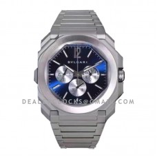 Octo Velocissimo Chronograph Steel Blue Dial on Bracelet Octo Velocissimo Chronograph Steel Blue Dial on Bracelet