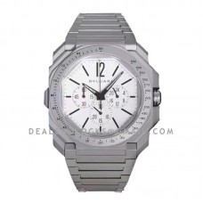 Octo Velocissimo Chronograph Steel White Dial on Bracelet Octo Velocissimo Chronograph Steel White Dial on Bracelet