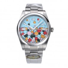 Oyster Perpetual 41mm Turquoise Blue Dial Celebration Motif 124300 Oyster Perpetual 41mm Turquoise Blue Dial Celebration Motif 124300