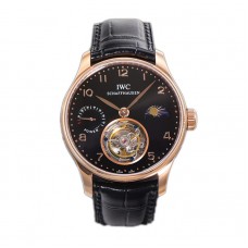 Portugese Tourbillon Black Dial on Rose Gold Portugese Tourbillon Black Dial on Rose Gold