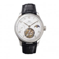 Portugese Tourbillon White Dial on Steel Portugese Tourbillon White Dial on Steel