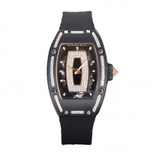 RM 007 Automatic Ladies Ceramique Noire Serti RM 007 Automatic Ladies Ceramique Noire Serti